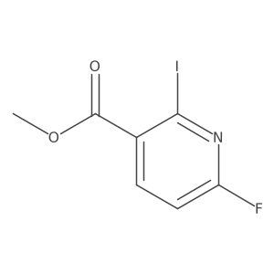 Methyl 6-fluoro-2-iodonicotinate Structure