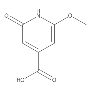 2-Hydroxy-6-methoxyisonicotinic acid Structure