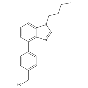 (4-(1-Butyl-1H-benzo[d]imidazol-4-yl)phenyl)methanol Structure