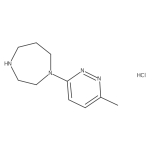 1-(6-Methylpyridazin-3-yl)-1,4-diazepane hydrochloride Structure