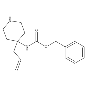 Benzyl (4-allylpiperidin-4-yl)carbamate Structure