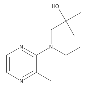 1-[Ethyl(3-methyl-2-pyrazinyl)amino]-2-methyl-2-propanol Structure