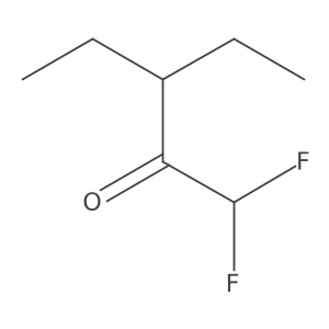 3-Ethyl-1,1-difluoropentan-2-one Structure