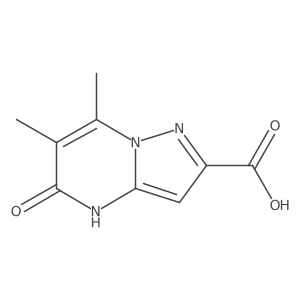 6,7-dimethyl-5-oxo-4H,5H-pyrazolo[1,5-a]pyrimidine-2-carboxylic acid Structure