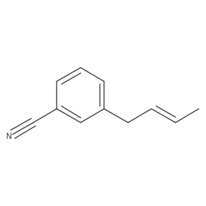 3-(2-Buten-1-yl)benzonitrile Structure