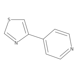 4-(Pyridin-4-yl)thiazole Structure