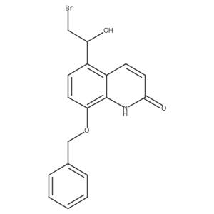 (S)-8-(Benzyloxy)-5-(2-bromo-1-hydroxyethyl)quinolin-2(1H)-one Structure
