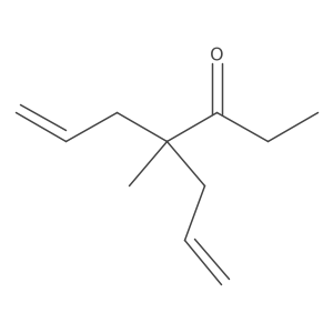 4-Methyl-4-(2-propen-1-yl)-6-hepten-3-one结构式