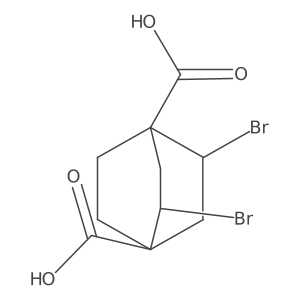 2,5-Dibromobicyclo[2.2.2]octane-1,4-dicarboxylic acid Structure