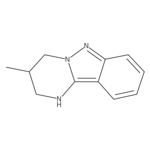 3-Methyl-1H,2H,3H,4H-pyrimido[1,2-b]indazole结构式