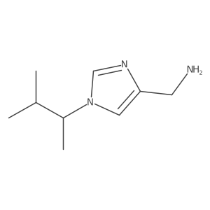 [1-(3-methylbutan-2-yl)-1H-imidazol-4-yl]methanamine Structure