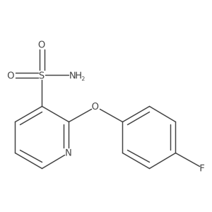 2-(4-Fluorophenoxy)pyridine-3-sulfonamide Structure