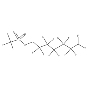 2,2,3,3,4,4,5,5,6,6,7,7-Dodecafluoroheptyl trifluoromethanesulfonate Structure