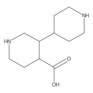 3-(Piperidin-4-yl)piperidine-4-carboxylic acid结构式