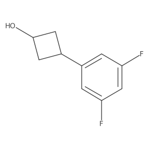 3-(3,5-Difluorophenyl)cyclobutan-1-ol Structure