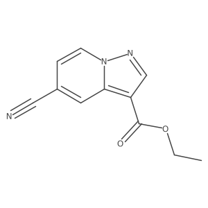 Ethyl 5-cyanopyrazolo[1,5-a]pyridine-3-carboxylate Structure