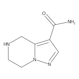 4,5,6,7-Tetrahydropyrazolo[1,5-a]pyrazine-3-carboxamide Structure