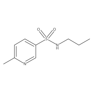 6-methyl-N-propylpyridine-3-sulfonamide Structure