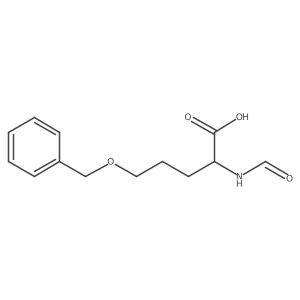 5-(Benzyloxy)-2-formamidopentanoic acid结构式