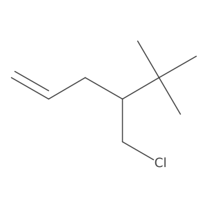 4-(Chloromethyl)-5,5-dimethylhex-1-ene Structure