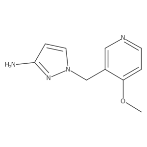 1-[(4-methoxypyridin-3-yl)methyl]-1H-pyrazol-3-amine Structure
