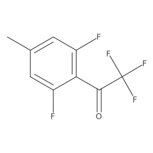 1-(2,6-Difluoro-4-methylphenyl)-2,2,2-trifluoroethan-1-one Structure