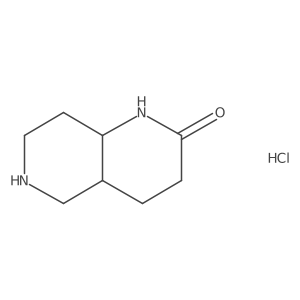 Decahydro-1,6-naphthyridin-2-one hydrochloride Structure