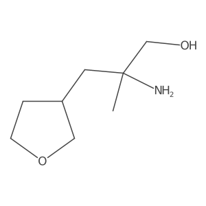 2-Amino-2-methyl-3-(oxolan-3-yl)propan-1-ol Structure