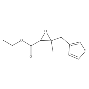 Ethyl 3-methyl-3-[(thiophen-3-yl)methyl]oxirane-2-carboxylate Structure