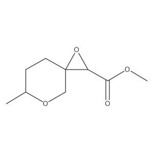 Methyl 6-methyl-1,5-dioxaspiro[2.5]octane-2-carboxylate结构式