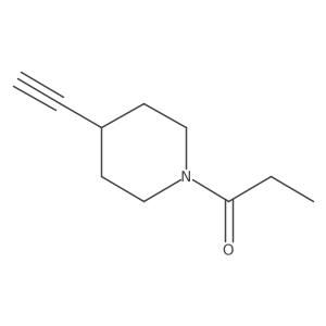 1-(4-Ethynylpiperidin-1-yl)propan-1-one Structure