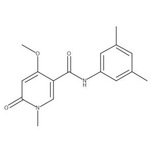 N-(3,5-dimethylphenyl)-4-methoxy-1-methyl-6-oxo-1,6-dihydropyridine-3-carboxamide Structure