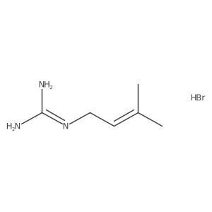 N-(3-Methylbut-2-en-1-yl)guanidine hydrobromide Structure