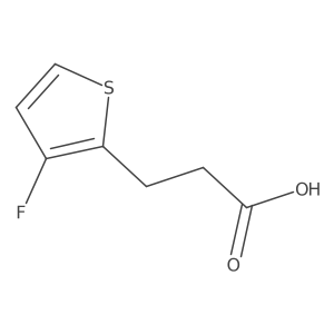 3-(3-Fluorothiophen-2-yl)propanoic acid Structure