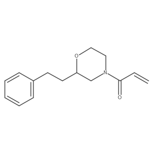 1-[2-(2-Phenylethyl)morpholin-4-yl]prop-2-en-1-one Structure