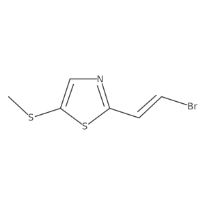 2-(2-Bromoethenyl)-5-(methylsulfanyl)-1,3-thiazole Structure