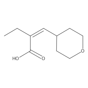 (2E)-2-[(oxan-4-yl)methylidene]butanoic acid Structure