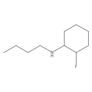(1R,2R)-N-butyl-2-fluorocyclohexan-1-amine结构式
