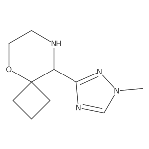 9-(1-methyl-1H-1,2,4-triazol-3-yl)-5-oxa-8-azaspiro[3.5]nonane Structure