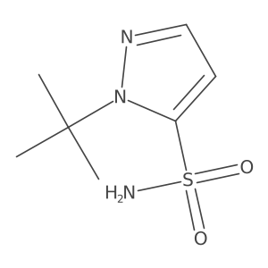 1-tert-butyl-1H-pyrazole-5-sulfonamide Structure
