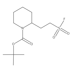 Tert-butyl 2-[2-(fluorosulfonyl)ethyl]piperidine-1-carboxylate Structure