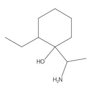 1-(1-Aminoethyl)-2-ethylcyclohexan-1-ol Structure