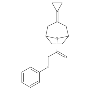 1-{3-Cyclopropylidene-8-azabicyclo[3.2.1]octan-8-yl}-2-phenoxyethan-1-one Structure