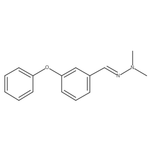 3-Phenoxybenzaldehyde 2,2-dimethylhydrazone结构式