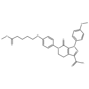 Apixaban Metabolite 5 Methyl Ester结构式