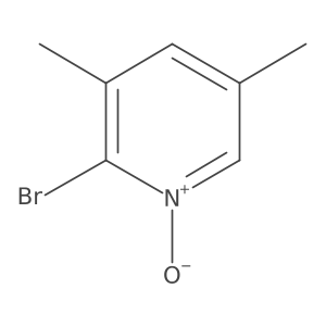 2-Bromo-3,5-dimethylpyridine 1-oxide Structure