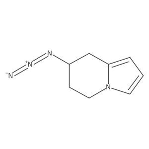 7-Azido-5,6,7,8-tetrahydroindolizine Structure