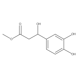 Methyl (R)-3-(3,4-dihydroxyphenyl)-3-hydroxypropanoate结构式