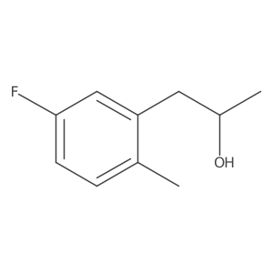 (2S)-1-(5-fluoro-2-methylphenyl)propan-2-ol结构式