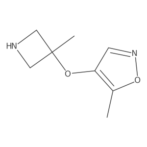 5-Methyl-4-((3-methylazetidin-3-YL)oxy)isoxazole Structure